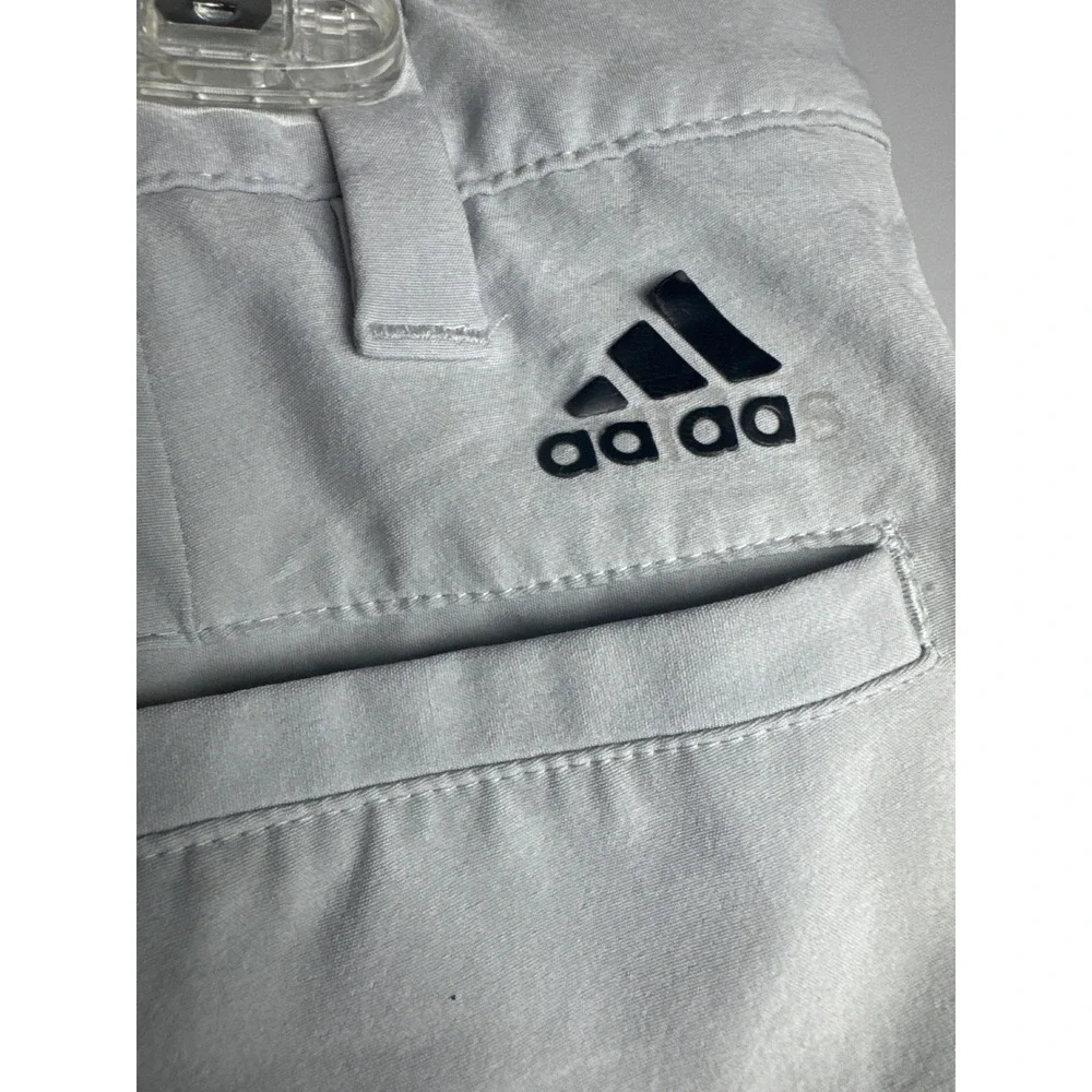 Adidas Golf Shorts Mens 34 Light Gray Good Performance Lightweight Active
